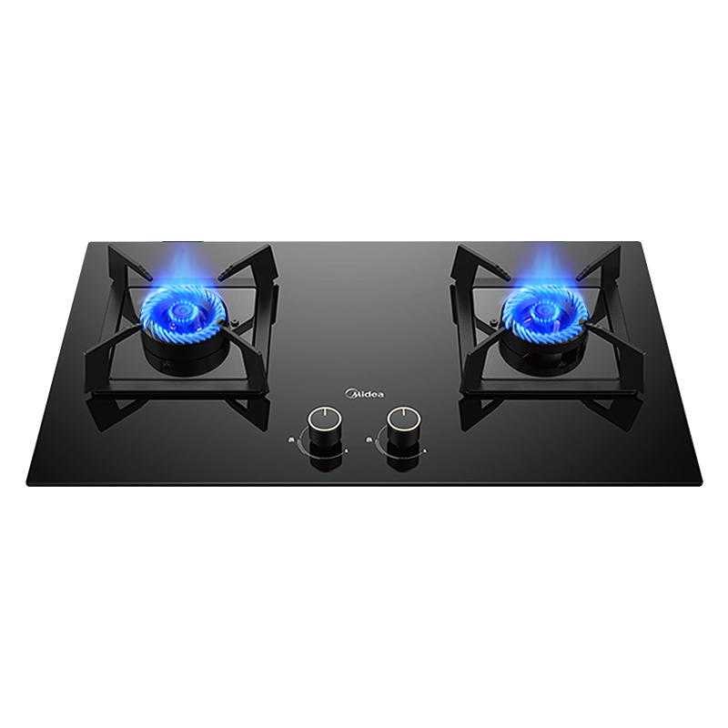 美的(Midea)燃气灶双灶Q310-M家用液化气灶煤气灶双灶5.0kW大火力大开孔大底壳灶具大面板猛火灶台液化气