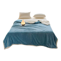 天山柔亲肤豆豆绒多功能毛毯