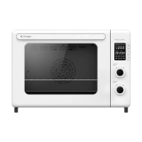 长帝(Changdi) 家用风炉电烤箱 搪瓷内胆 42升大容量智能菜单平炉空气炸锅一体 猫小易pro CRDF32WBL