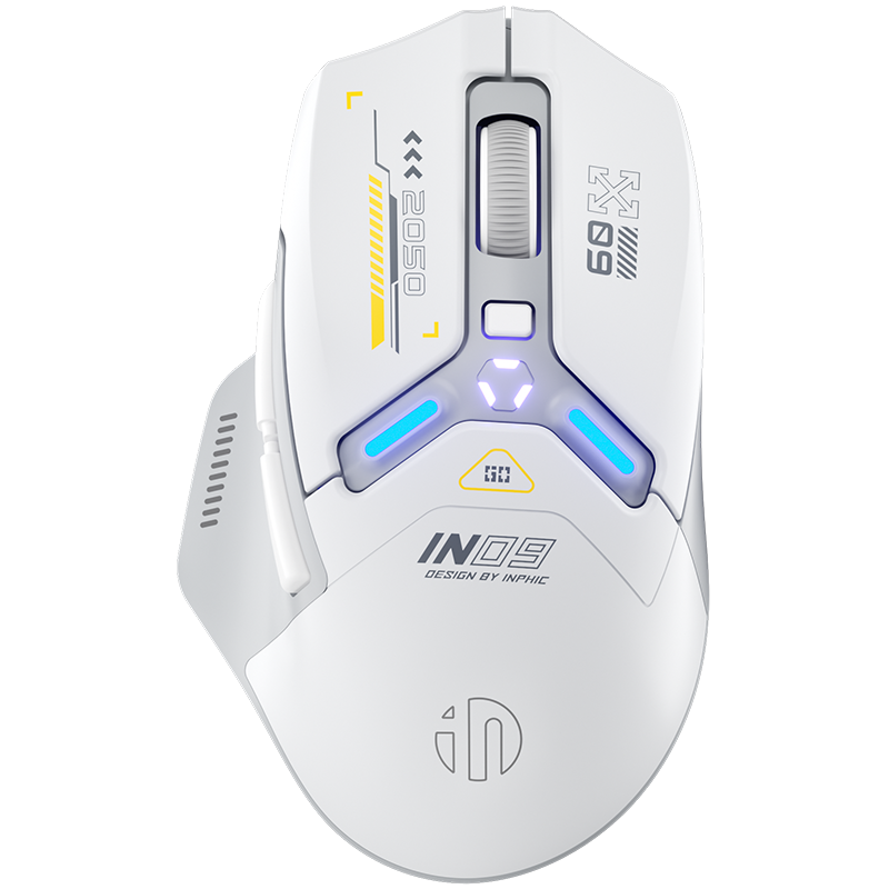 英菲克IN9无线鼠标有线蓝牙三模台式电脑笔记本充电游戏电竞宏