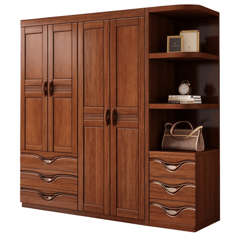 豫龙都衣柜四门+边个