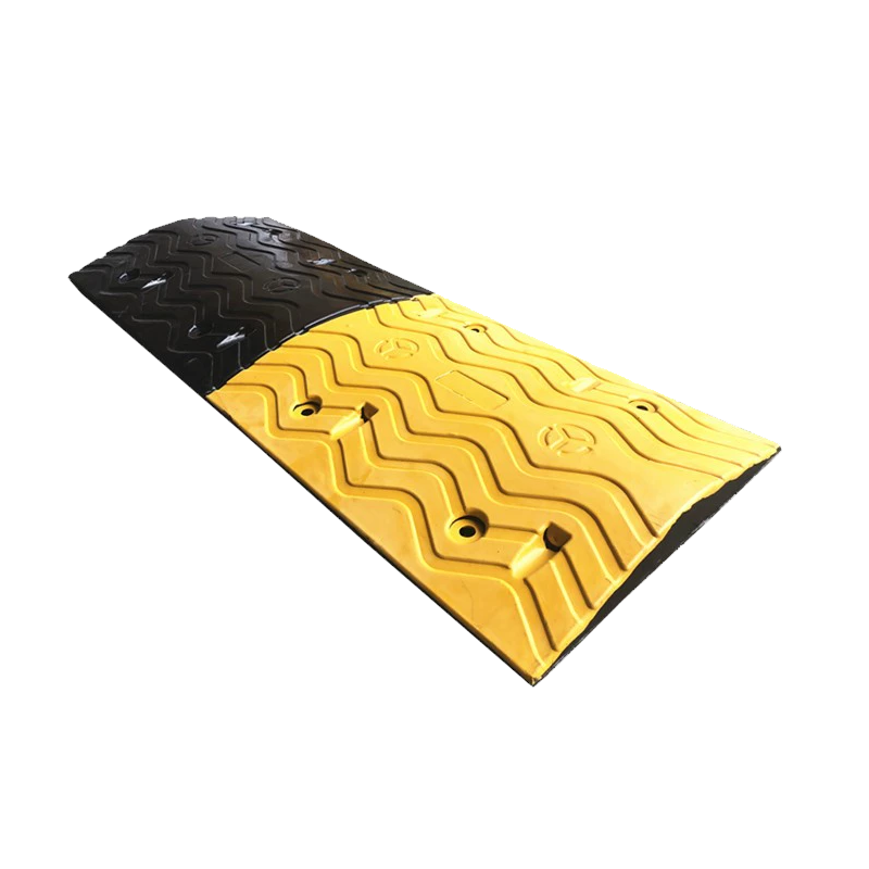 翌嘉YJ5011420 橡胶减速带道路公路汽车停车场限速缓冲橡胶减速带 波浪型 1000*380*50