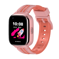 创维Skyworth儿童智能电话手表T1Pro全网通插卡视频通话语音微聊定位防水拍照小度 粉色