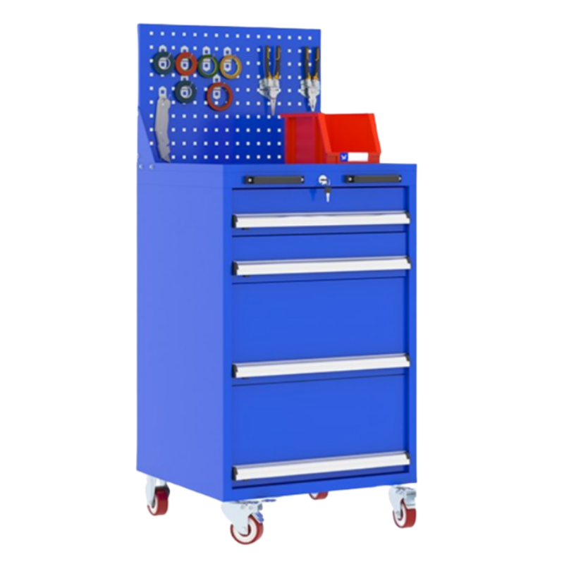 智叶舟工具柜单四抽570*570*1360mm台