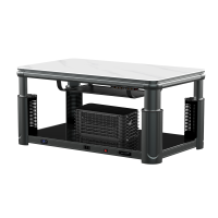 炉旺气电两用取暖桌燃气取暖烤火炉取暖茶几天然气取暖桌语音电暖炉长方形取暖桌取暖升降茶几天然气取暖炉