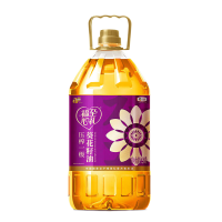 中粮福临门福至心礼葵花籽油5L压榨一级