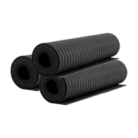 典虎 绝缘垫 黑色条纹10mm*1m*5m 卷