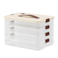 饺子盒专用冻饺子盒冰箱收纳盒家用大容量速冻混沌冷冻保鲜盒多层