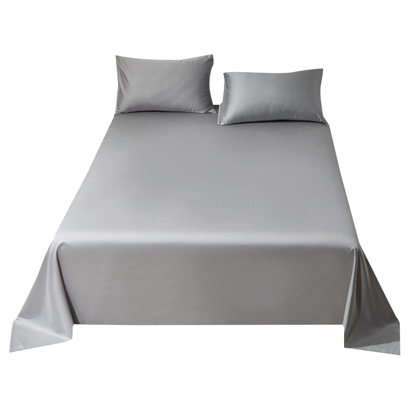 天山柔60支贡缎长绒棉纯色单品床单