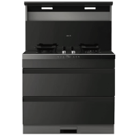 美的出品 华凌小暖阳集成灶变频5.2KW燃气灶APP双灶定时电热自清洁二星消毒保温置物台可换向风道WD23S