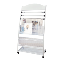 翌嘉YJ4122841 报纸架简易置物办公室报刊架 630*360*1180