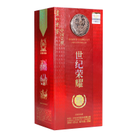 泸州老窖 世纪荣耀 52度 500ml*1瓶 浓香型白酒 自饮自酌