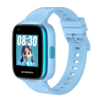 创维Skyworth儿童智能电话手表Z5全网通插卡视频通话语音微聊定位支付防水拍照小度 蓝色