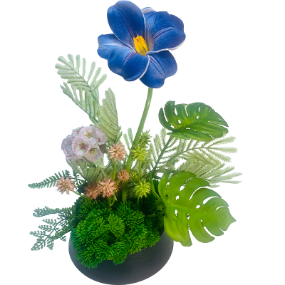 山之只 郁金香仿真花 MZ0359 个