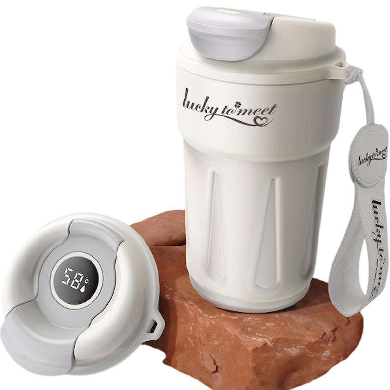 咖啡杯316不锈钢保温杯户外高颜值男女学生车载水杯礼品杯子