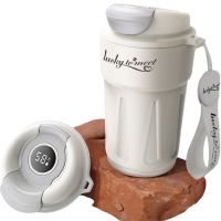 咖啡杯316不锈钢保温杯户外高颜值男女学生车载水杯礼品杯子