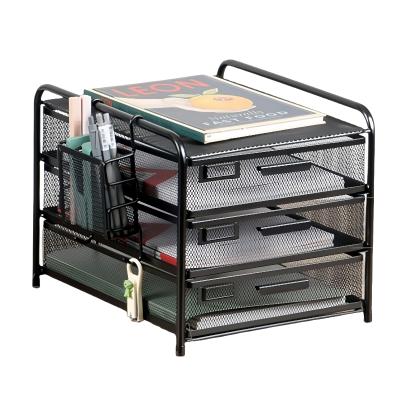 豫龙都 文件架 三层 个