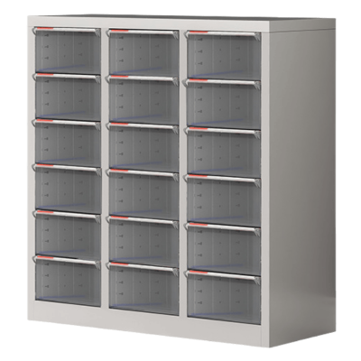 亿洛莱 无门办公柜 18抽 台