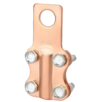 月跃鑫 金属设备线夹 电缆接头 紫铜 JT-400A 加厚款 个