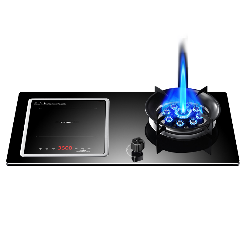 [3500W+铜发热盘]欢呼好太太气电两用灶灶具电气灶一电一气嵌入式燃气灶 电灶电磁炉煤气灶一体 天然气灶 A029