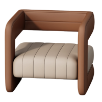 智叶舟休闲沙发单人位80*70*75cm张