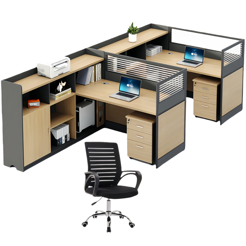 豫龙都 屏风工位 含柜椅 套