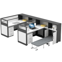 豫龙都职员桌带柜子张