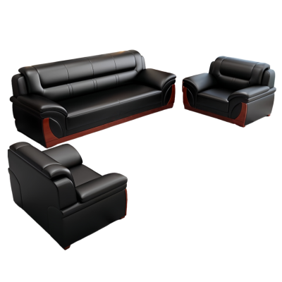 智叶舟会议沙发组合215*88*90cm(3+1+1)套