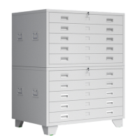 智叶舟文件资料柜10抽100*70*120cm台