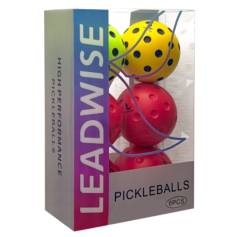 叶博士 高弹力静音匹克球 LWHESB25A 6个/盒 (单位:盒)