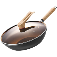 康巴赫(KBH)康巴赫匠心无涂层炒锅KGZC32T家用无涂层铁锅32cm通用锅底礼品
