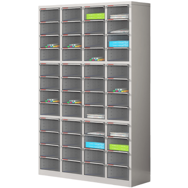 亿洛莱 无门文件柜 48抽 台