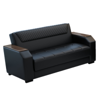 智叶舟商务沙发双人位135*78*78cm张