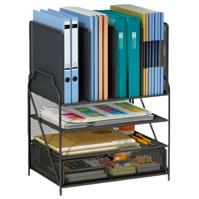 豫龙都 文件架 三层 个