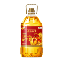 苏宁宜品推荐一级压榨花生油5升桶装天然浓香福临门生产