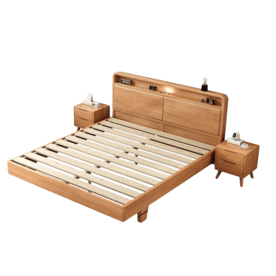 豫龙都单人床床+床头柜*2 1.2米套