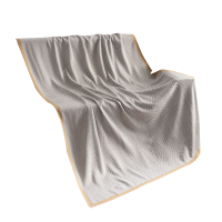 雅鹿针织航空休闲毯 聚酯纤维四季通用空调毯