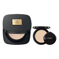 欧莱雅L'OREAL12g哑光雾面粉调自然偏白适合各种肤质轻薄持久裸妆感黑金C20+替换样