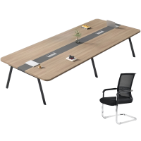 豫龙都 会议桌 3.5米+12椅 套