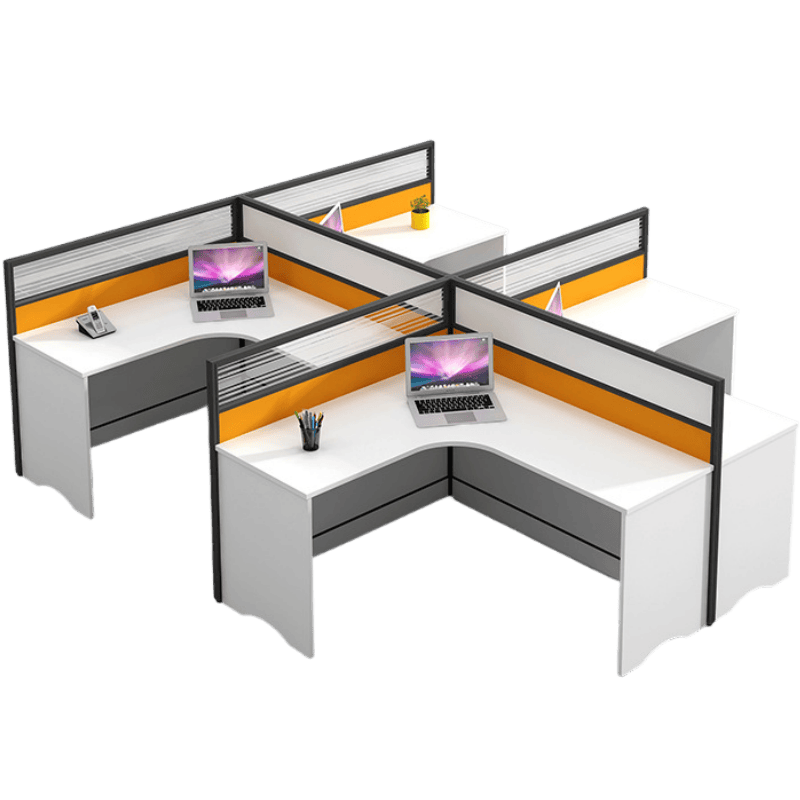 亿洛莱 四人职员桌 280*240*110cm 张