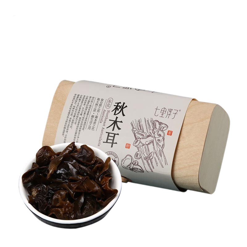 苏宁宜品推荐优质国产木耳100克盒装精选七里浮子优质菌菇类干货
