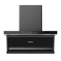 海信纤薄油烟机DS11HMini 75cm尺寸顶侧双吸 24m³吸力净魔方排烟机