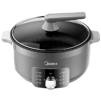 美的(Midea)多功能锅 6L家用电火锅 旋钮调节电煮锅 MC-DHE3008T