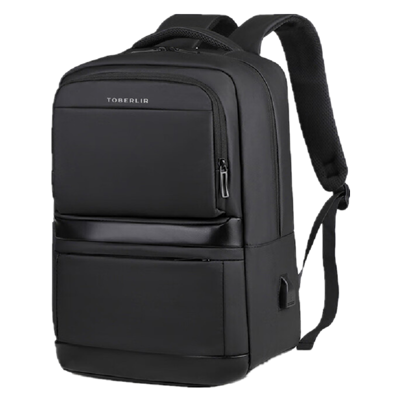 途柏丽双肩包男商务休闲背包男电脑包时尚潮流背包男T0110