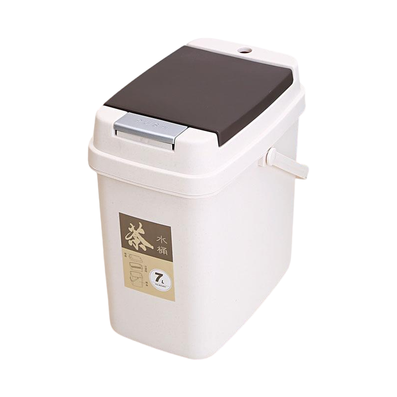 LENZY 韧知 茶渣桶 弹盖7L 个