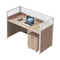 铭思达屏风工位单人位含柜100*80*120cm套