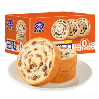 港荣Kong WENG橙皮坚果车轮面包450克箱装健康美味家庭分享