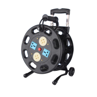 日星 三相四线电缆盘4*2.5/30米国标纯铜/380V 16A 带两个插头带漏电保护