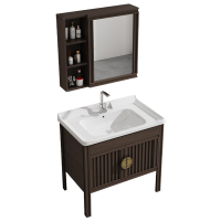 豫龙都 新中式卫浴柜 82cm 套