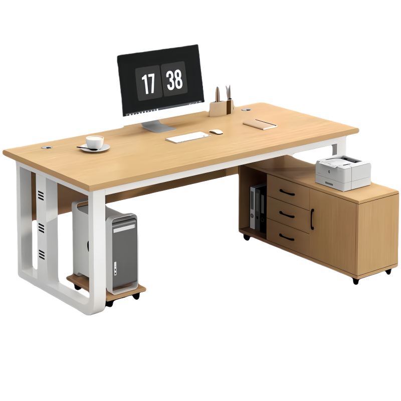 豫龙都职员电脑桌120*80cm套